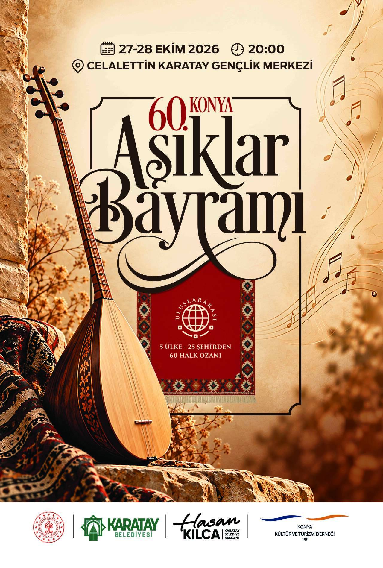 Konya’da sazlar ve sözler konuşacak! 60. Âşıklar Bayramı başlıyor 7